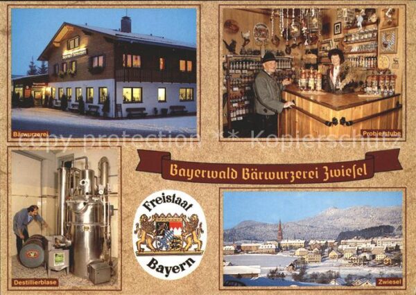 Zwiesel Niederbayern Bayerwald Bärwurzerei Destillierblase P
