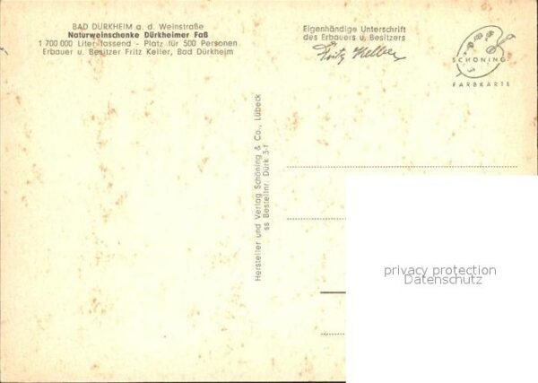 Bad Duerkheim Naturweinschenke Dürkheimer Fass – Bild 2