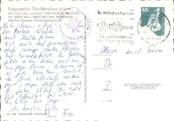 Bad Wiessee Berggaststätte Hirschberghaus – Bild 2