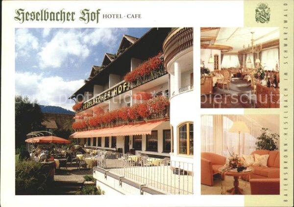 Baiersbronn Schwarzwald Heselbach Hotel-Cafe Heselbacher Hof