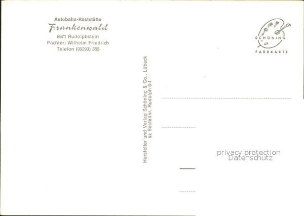 Rudolphstein Autobahn-Raststätte Frankenwald – Bild 2