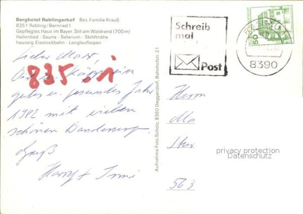 Bernried Niederbayern Berg-Hotel Reblingerhof – Bild 2
