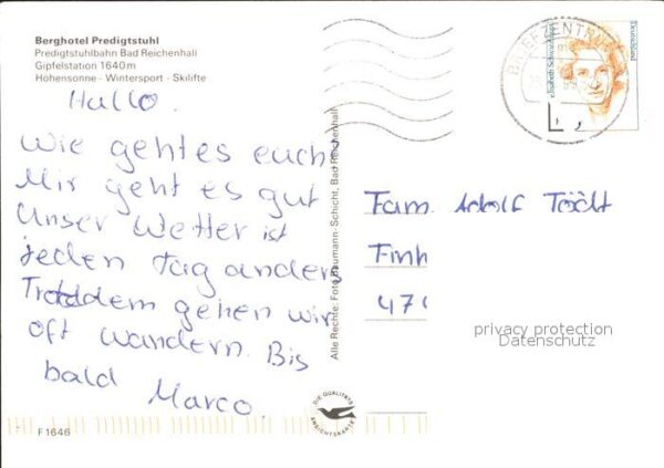 Bad Reichenhall Berghotel Predigtstuhl Predightstuhlbah – Bild 2