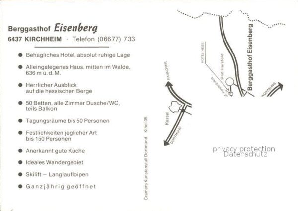 Kirchheim Hessen Berggasthof Eisenberg – Bild 2