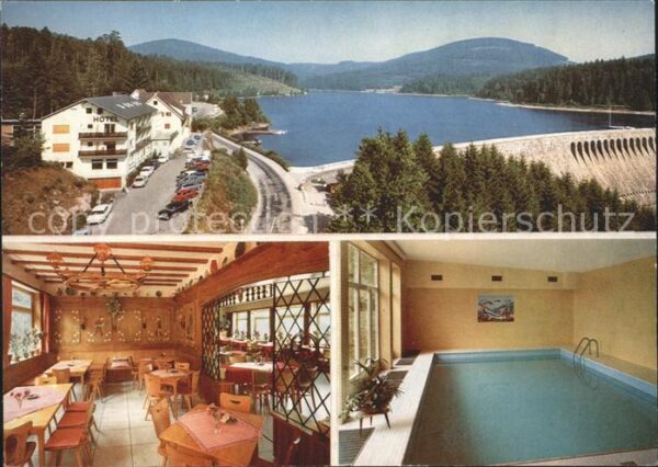 Schwarzenbachtalsperre Schwarzenbachhotel Hallenschwimmbad
