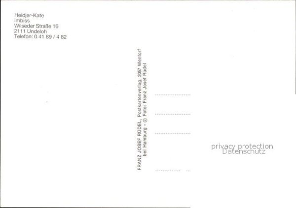 Undeloh Imbiss Heidjer-Kate – Bild 2