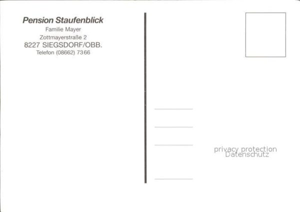 Siegsdorf Oberbayern Pension Staufenblick – Bild 2