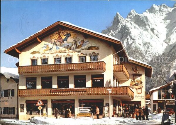 Mittenwald Bayern Geschenkhaus Neuner Cafe-Bar Alt Mitten