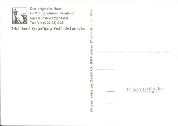 Kunst-Wittgenstein Bad Laasphe Waldhotel Haferkiste – Bild 2