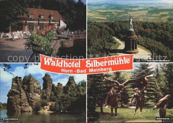 Horn-Bad Meinberg Waldhotel Silbermühle Externsteine Adle