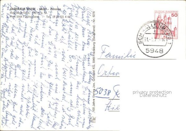 Fleckenberg Hotel-Pension Jagdhaus Wiese – Bild 2
