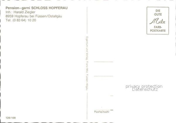 Hopferau Pension-Garni Schloss Hopferau – Bild 2