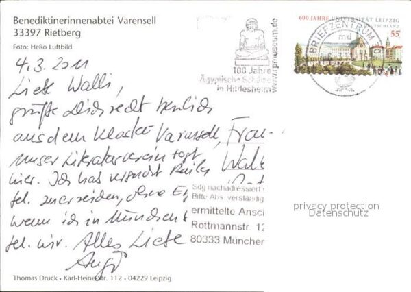 Rietberg Benediktinerinnenabtei Varensell Fliege – Bild 2