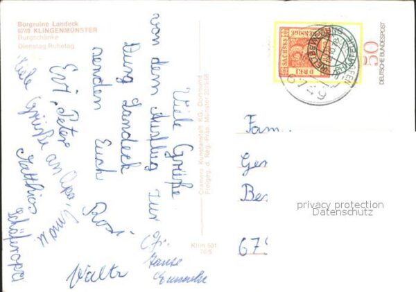 Klingenmuenster Burgruine Laneck – Bild 2