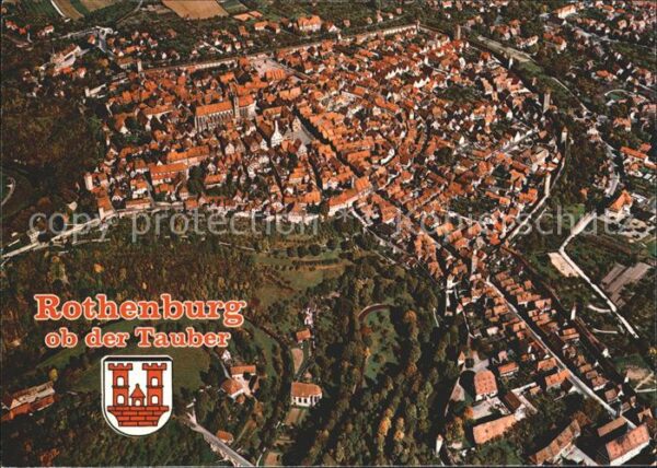 Rothenburg Tauber Fliegeraufnahme