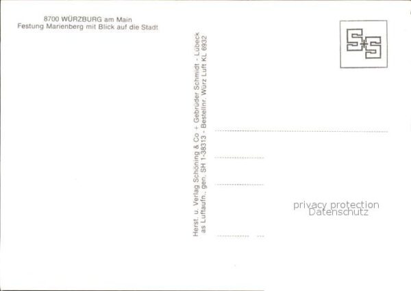 Wuerzburg Festung Marienberg Fliegeraufnahme – Bild 2