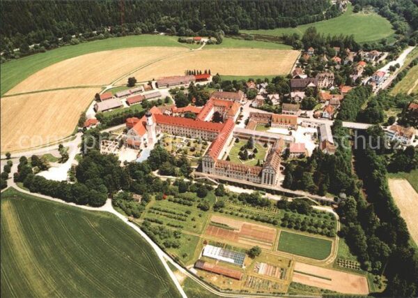 Beuron Donautal Erzabtei St. Martin Fliegeraufnahme