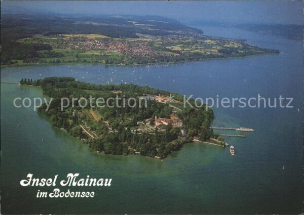 Insel Mainau Fliegeraufnahme