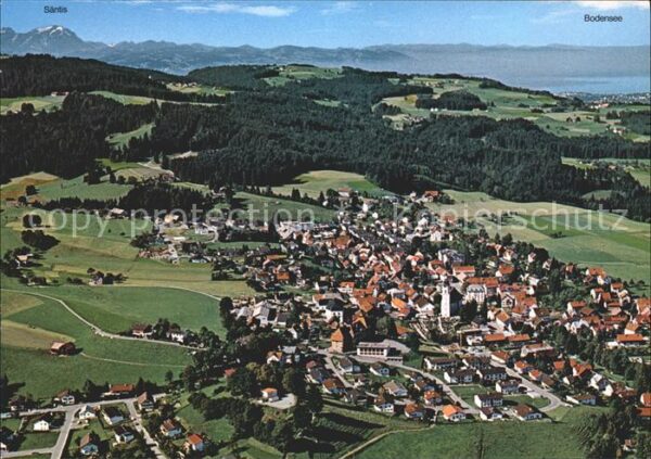 Scheidegg Allgaeu Fliegeraufnahme