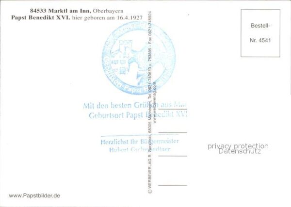 Marktl Inn Geburtshaus Papst Benedikt XVI. – Bild 2