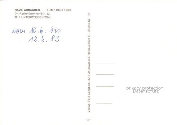Unterwoessen Haus Auracher – Bild 2