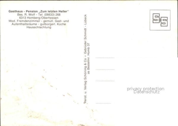 Homberg Ohm Gasthaus-Pension Zum letzten Heller – Bild 2