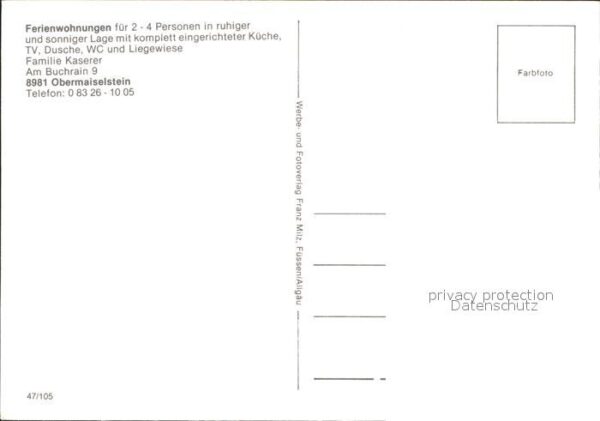 Obermaiselstein Ferienwohnungen Kaserer – Bild 2
