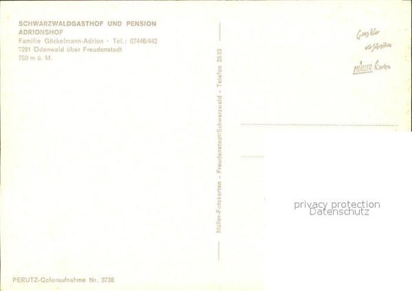 Oedenwald Schwarzwaldgasthof Pension Adrionshof – Bild 2