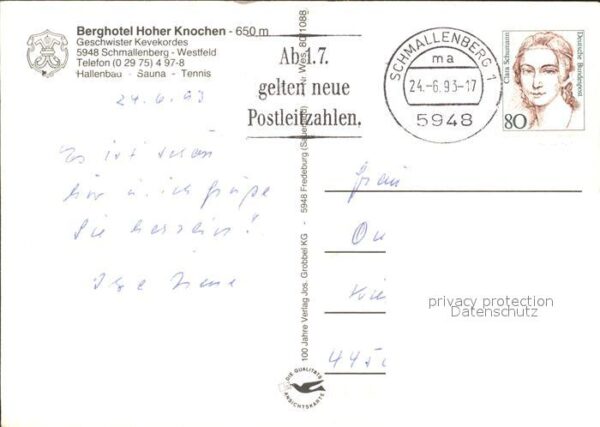 Schmallenberg Westfeld Berghotel Hoher Knochen – Bild 2