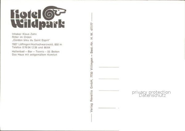 Loeffingen Hotel Wildpark – Bild 2
