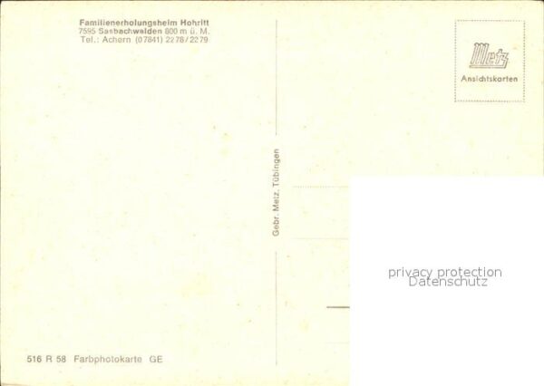 Sasbachwalden Familienerholungsheim Hohritt – Bild 2