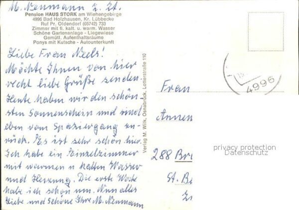Bad Holzhausen Luebbecke Pension Haus Stork – Bild 2
