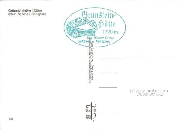 Schoenau Koenigssee Grünsteinhütte – Bild 2