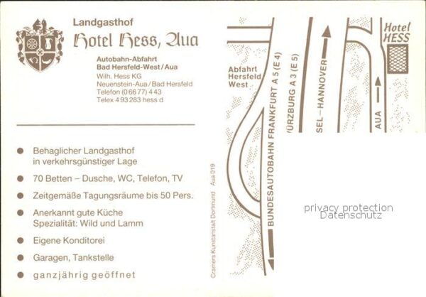 Aua Bad Hersfeld Landgasthof Hotel Hess – Bild 2