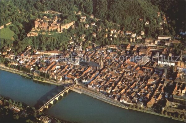 Heidelberg Neckar Fliegeraufnahme