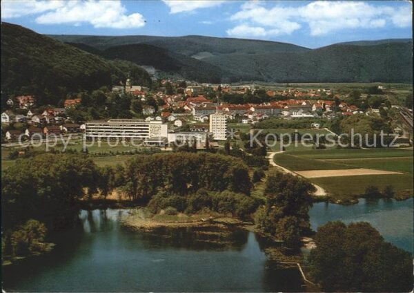 Bad Sooden-Allendorf Sanatorium Balzerborn Fliegeraufnahme