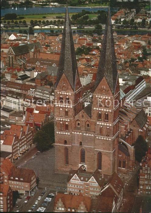 Luebeck St. Marien Fliegeraufnahme