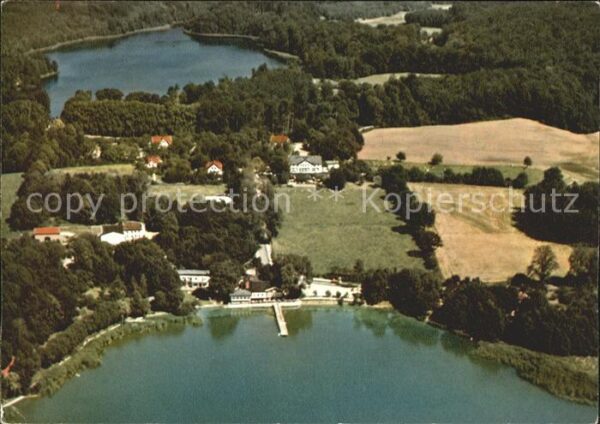 Sielbeck Holsteinische Schweiz Kellersee Uklei-See Fliegeraufnahme