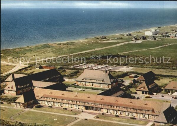 Westerland Sylt Nordseeklinik Fliegeraufnahme