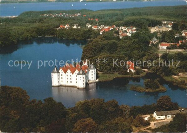 Gluecksburg Ostseebad Schloss Glücksburg Fliegeraufnahme
