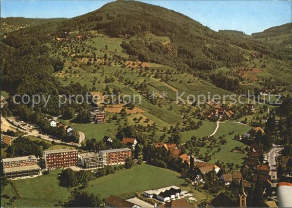 Sasbachwalden Kurkliniken Dr. Wagner Fliegeraufnahme