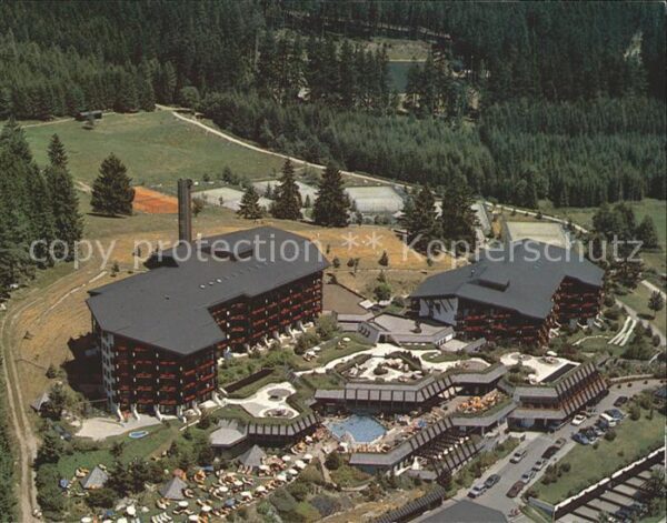 Schluchsee Hetzel-Hotel Fliegeraufnahme