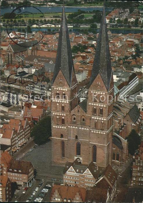 Luebeck St. Marien Fliegeraufnahme