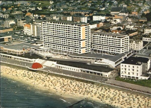 Westerland Sylt Kurzentrum Fliegeraufnahme