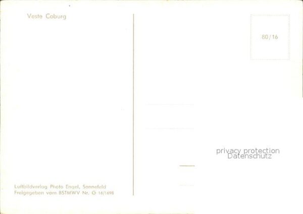 Coburg Veste Coburg Fliegeraufnahme – Bild 2