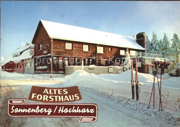 Sonnenberg Harz Altes Forsthaus