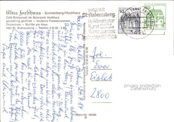 Sonnenberg Harz Altes Forsthaus – Bild 2
