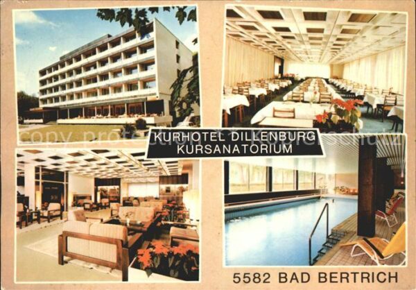 Bad Bertrich Kurhotel Dillenburg Kursanatorium Halle