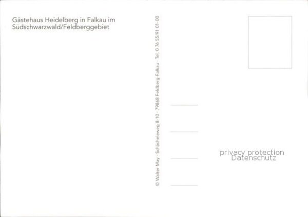 Falkau Gästehaus Heidelberg Hochschwarzwald – Bild 2