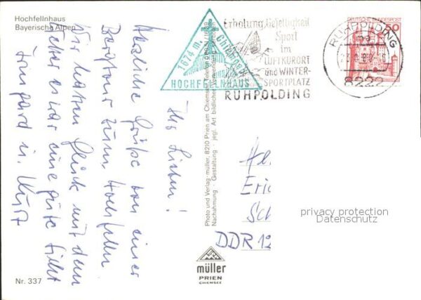 Hochfelln Ruhpolding Berggasthof am Gipfelkreuz Hochfellnbah – Bild 2